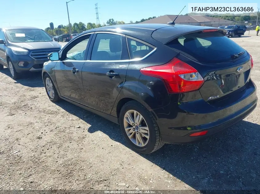 2012 FORD FOCUS VIN 1FAHP3M23CL363686 — фото 3