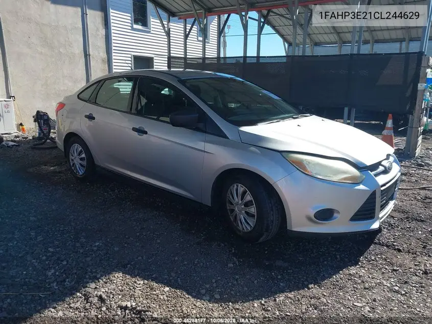 FORD FOCUS 2012, VIN 1FAHP3E21CL244629