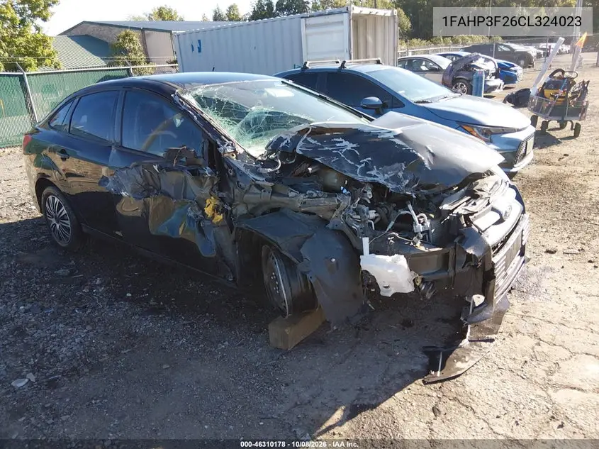 FORD FOCUS 2012, VIN 1FAHP3F26CL324023