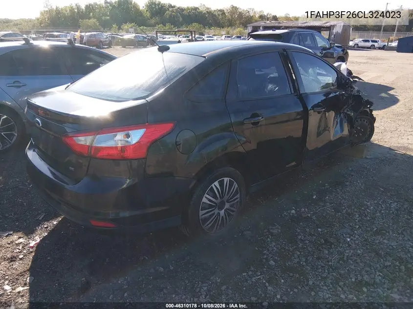 2012 FORD FOCUS VIN 1FAHP3F26CL324023 — фото 4
