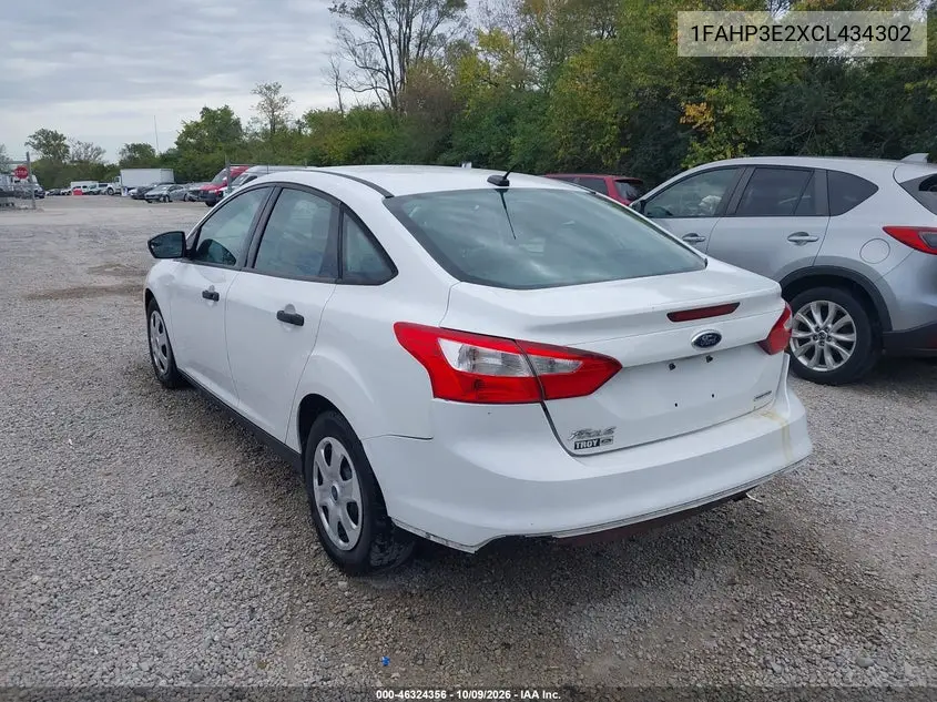 2012 FORD FOCUS VIN 1FAHP3E2XCL434302 — фото 3