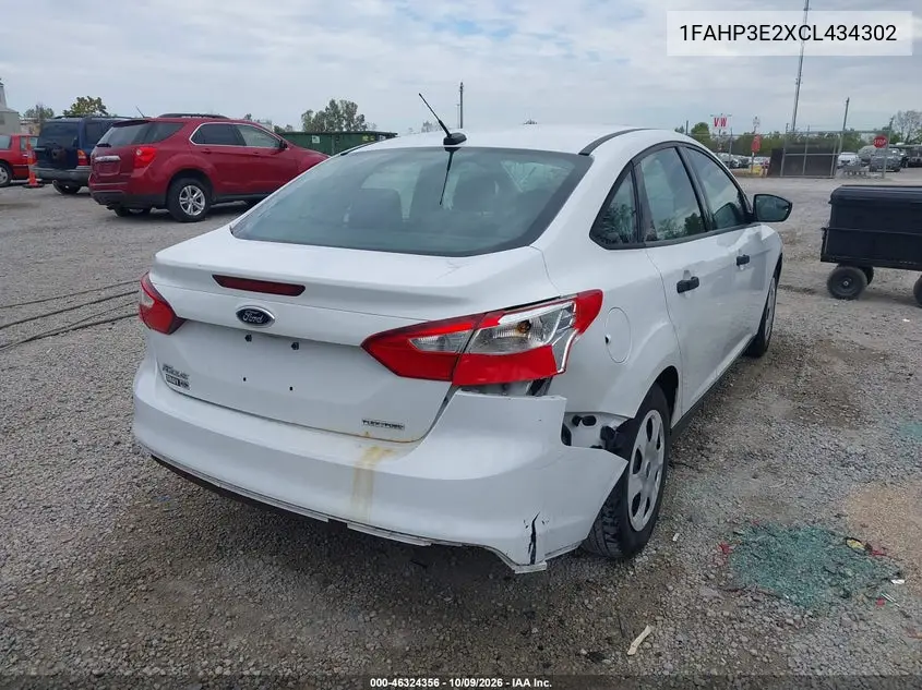 2012 FORD FOCUS VIN 1FAHP3E2XCL434302 — фото 4