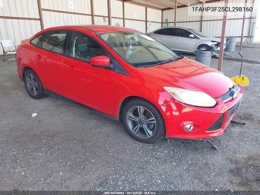 FORD FOCUS 2012, VIN 1FAHP3F25CL298160