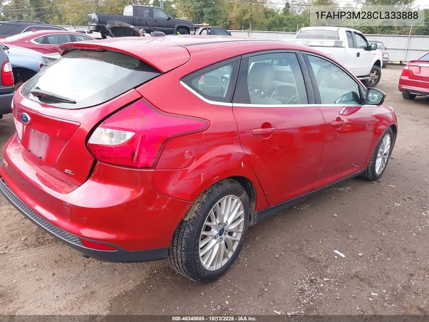 2012 FORD FOCUS VIN 1FAHP3M28CL333888 — фото 4