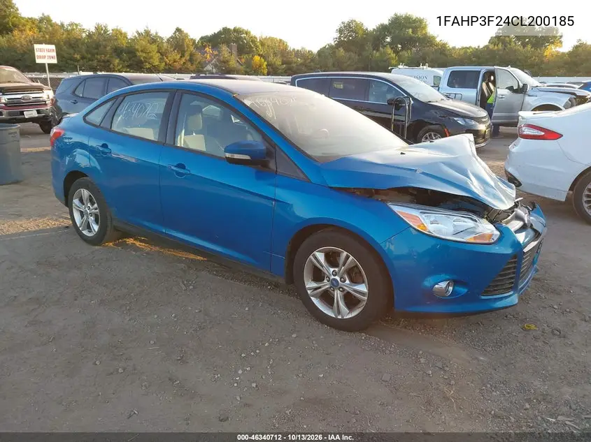 FORD FOCUS 2012, VIN 1FAHP3F24CL200185