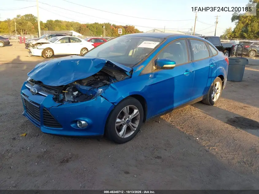 2012 FORD FOCUS VIN 1FAHP3F24CL200185 — фото 2