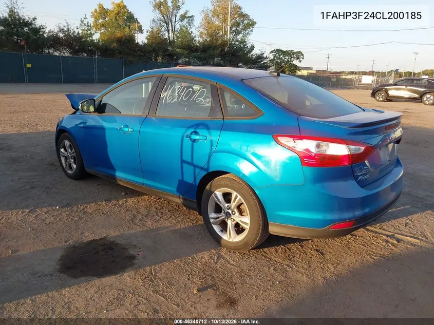2012 FORD FOCUS VIN 1FAHP3F24CL200185 — фото 3