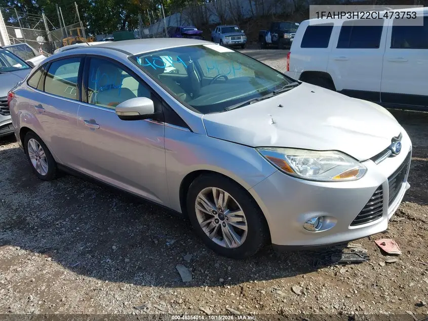 FORD FOCUS 2012, VIN 1FAHP3H22CL473753