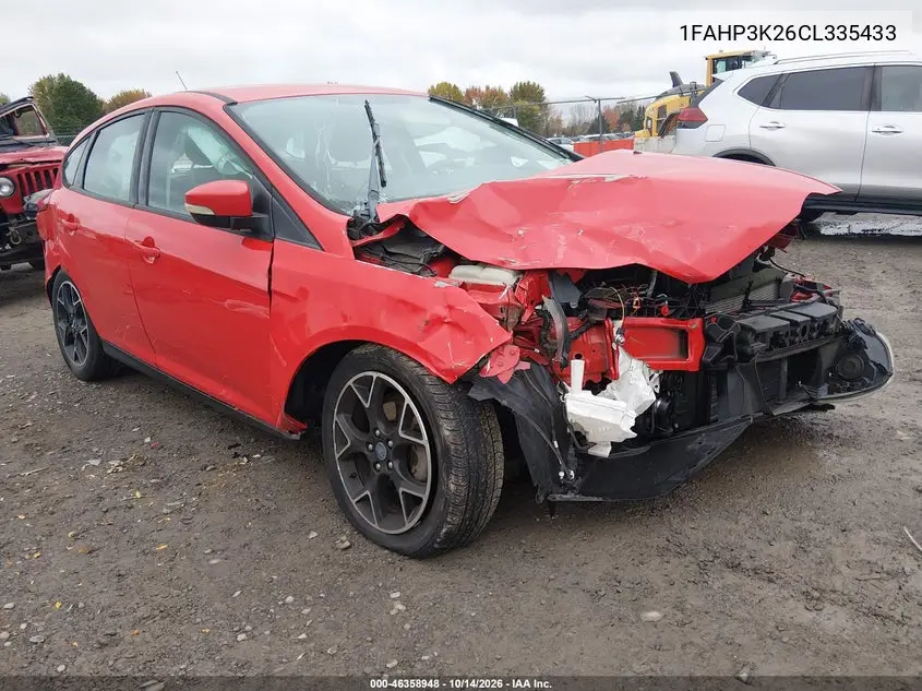 FORD FOCUS 2012, VIN 1FAHP3K26CL335433