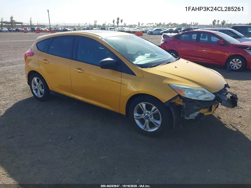 FORD FOCUS 2012, VIN 1FAHP3K24CL285261