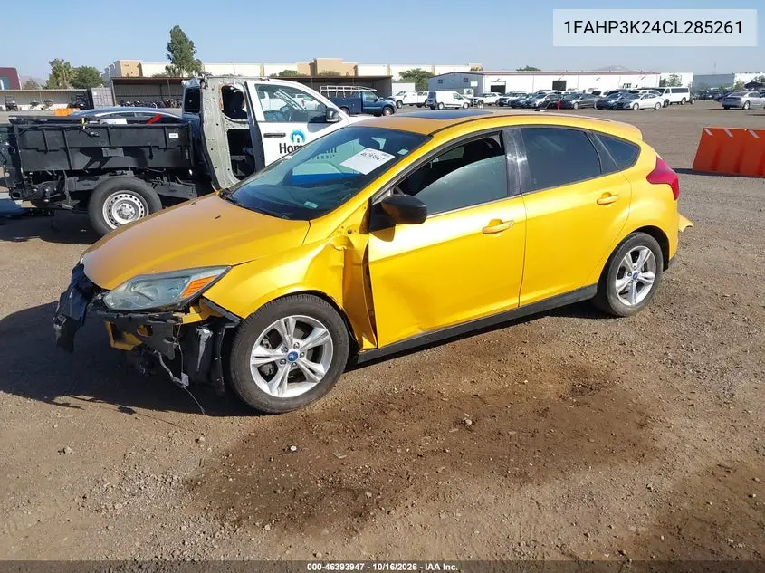 2012 FORD FOCUS VIN 1FAHP3K24CL285261 — фото 2