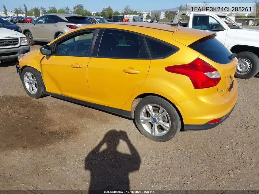 2012 FORD FOCUS VIN 1FAHP3K24CL285261 — фото 3