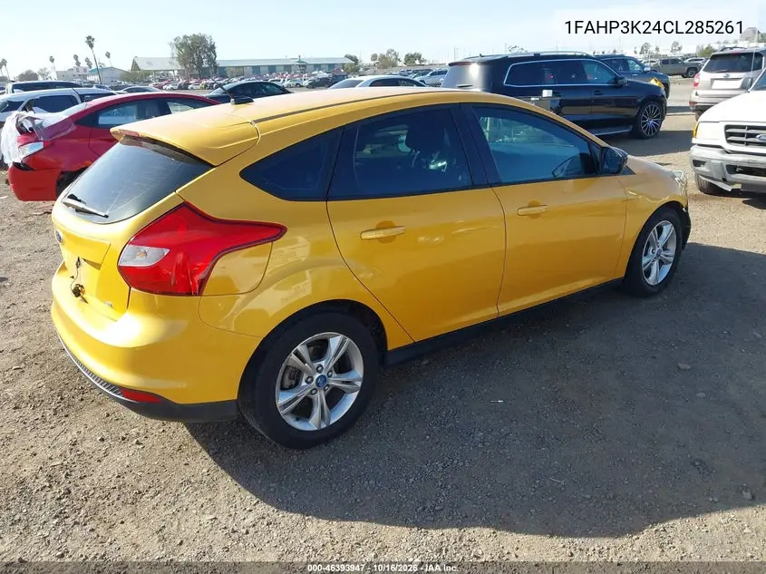 2012 FORD FOCUS VIN 1FAHP3K24CL285261 — фото 4