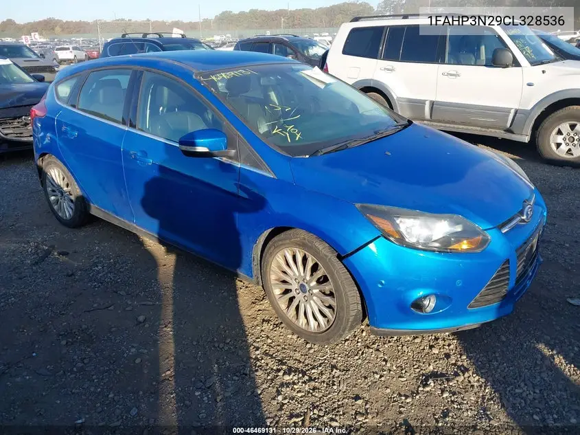 FORD FOCUS 2012, VIN 1FAHP3N29CL328536