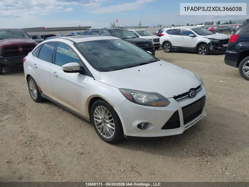 FORD FOCUS 2013, VIN 1FADP3J2XDL366038