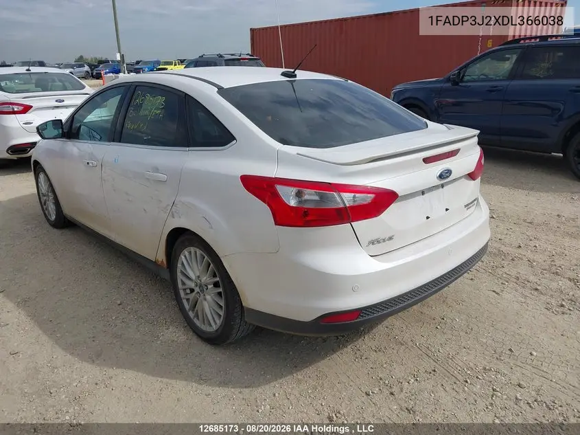 2013 FORD FOCUS VIN 1FADP3J2XDL366038 — фото 3