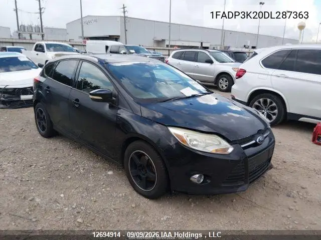 FORD FOCUS 2013, VIN 1FADP3K20DL287363