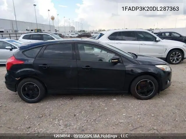 2013 FORD FOCUS VIN 1FADP3K20DL287363 — фото 14