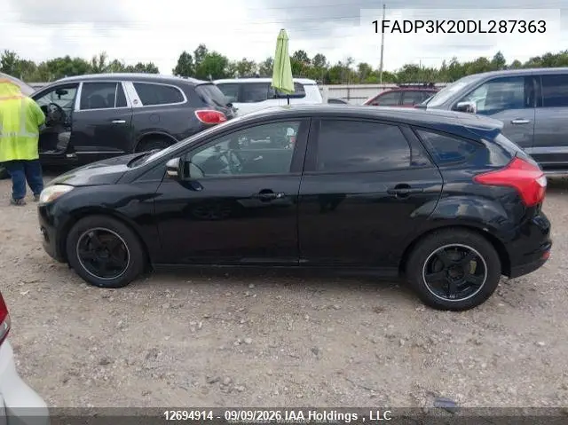 2013 FORD FOCUS VIN 1FADP3K20DL287363 — фото 15