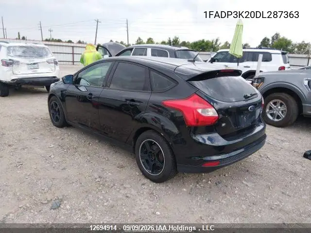 2013 FORD FOCUS VIN 1FADP3K20DL287363 — фото 4