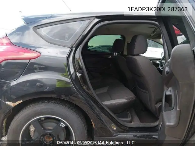 2013 FORD FOCUS VIN 1FADP3K20DL287363 — фото 9
