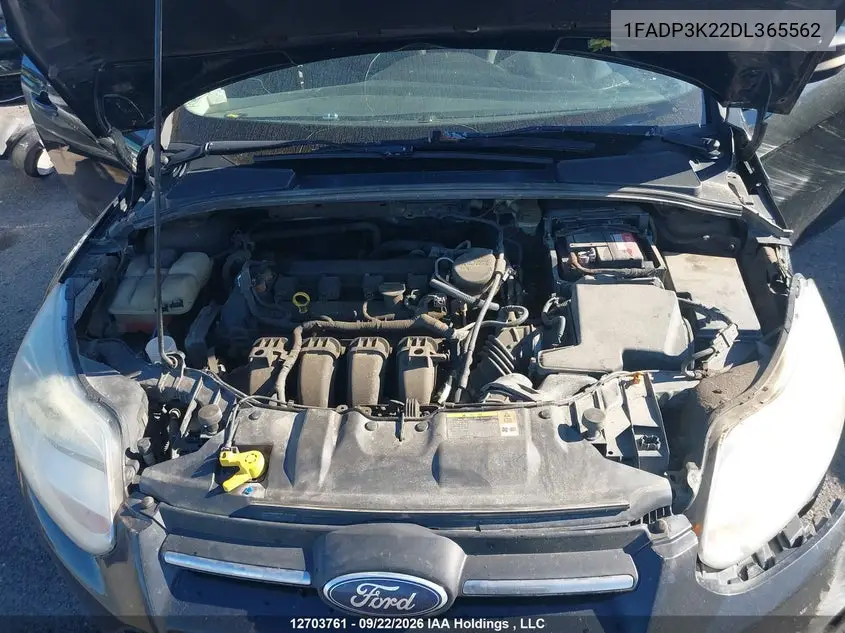 2013 FORD FOCUS VIN 1FADP3K22DL365562 — фото 10
