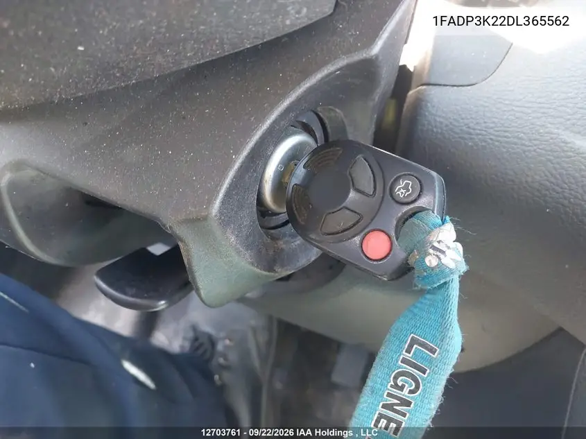 2013 FORD FOCUS VIN 1FADP3K22DL365562 — фото 11