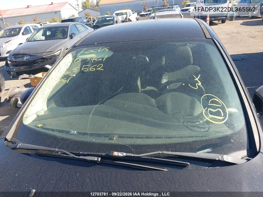 2013 FORD FOCUS VIN 1FADP3K22DL365562 — фото 17