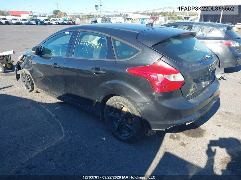 2013 FORD FOCUS VIN 1FADP3K22DL365562 — фото 3