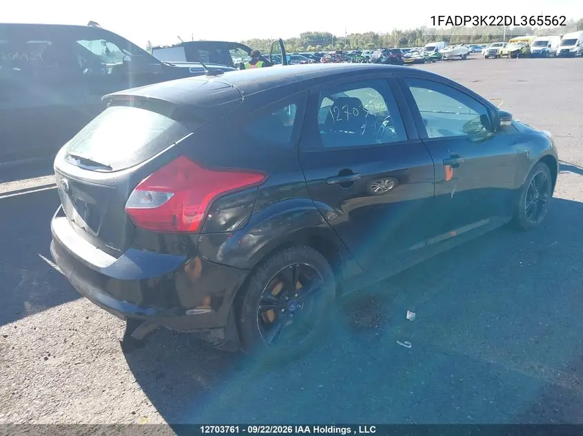 2013 FORD FOCUS VIN 1FADP3K22DL365562 — фото 4