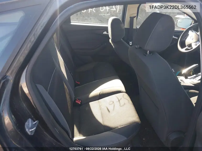 2013 FORD FOCUS VIN 1FADP3K22DL365562 — фото 8