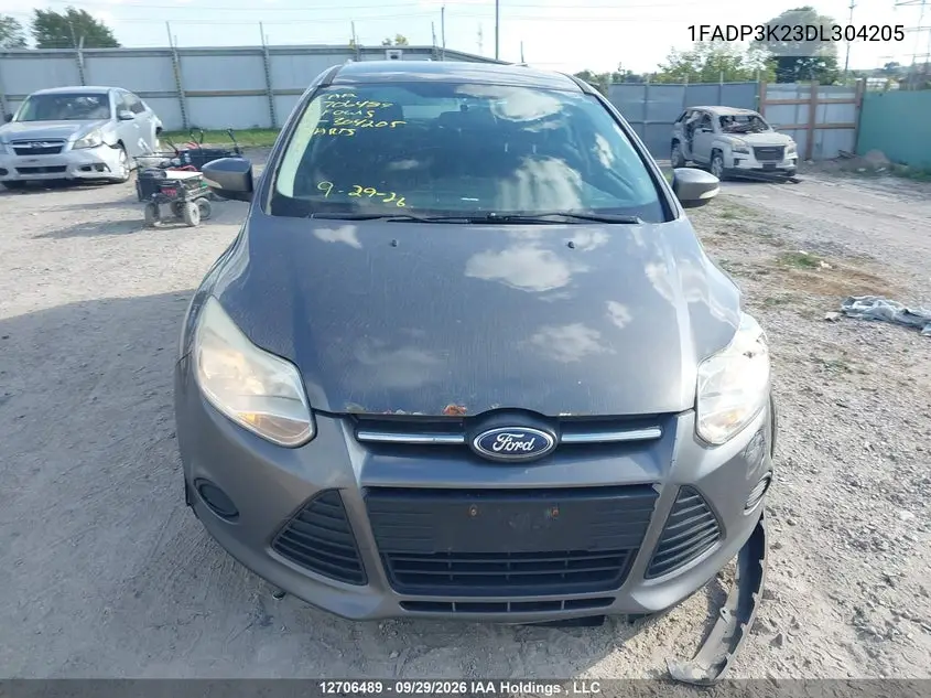 2013 FORD FOCUS VIN 1FADP3K23DL304205 — фото 12
