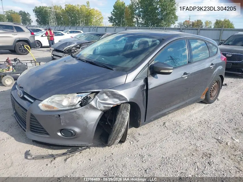 2013 FORD FOCUS VIN 1FADP3K23DL304205 — фото 6