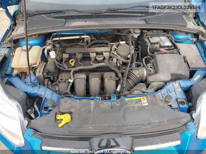 2013 FORD FOCUS VIN 1FADP3K23DL228534 — фото 10