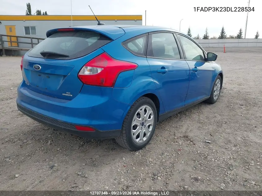 2013 FORD FOCUS VIN 1FADP3K23DL228534 — фото 4