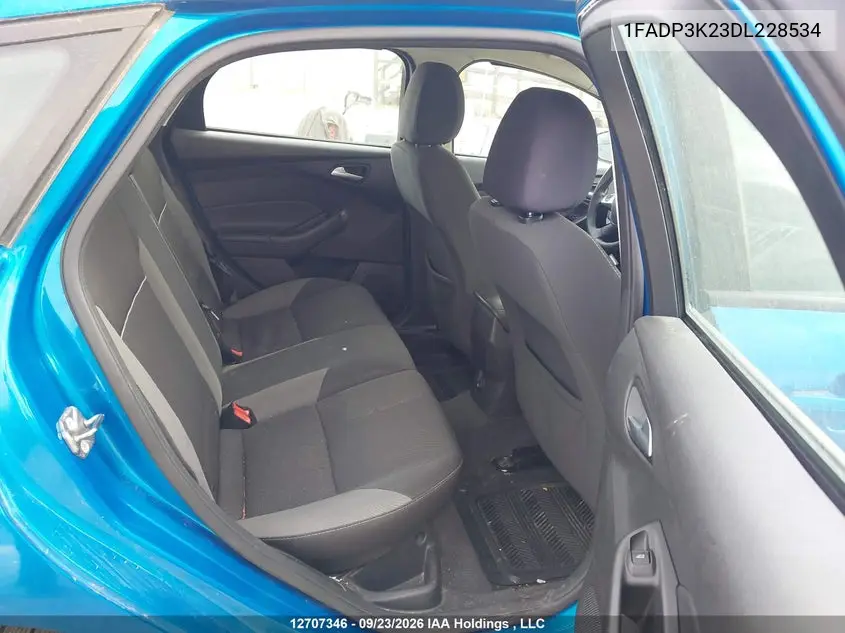 2013 FORD FOCUS VIN 1FADP3K23DL228534 — фото 8