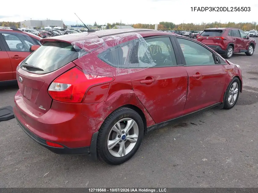 2013 FORD FOCUS VIN 1FADP3K20DL256503 — фото 4