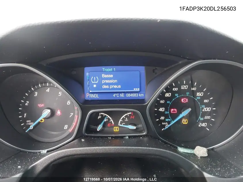 2013 FORD FOCUS VIN 1FADP3K20DL256503 — фото 7