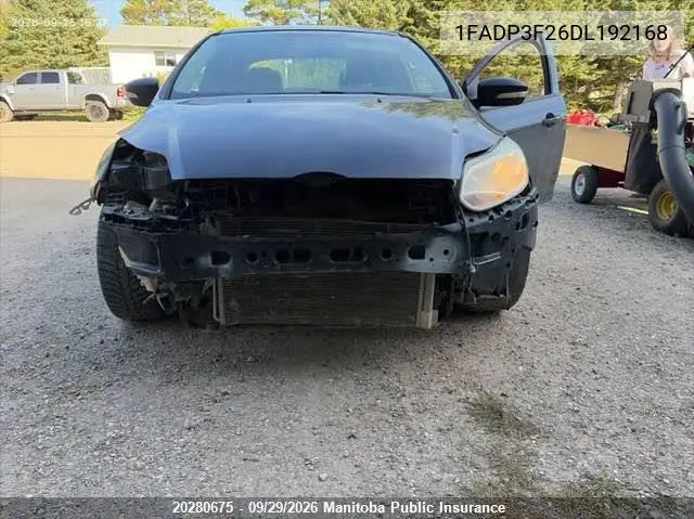 2013 FORD FOCUS VIN 1FADP3F26DL192168 — фото 6
