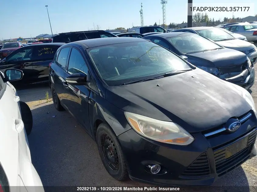 FORD FOCUS 2013, VIN 1FADP3K23DL357177