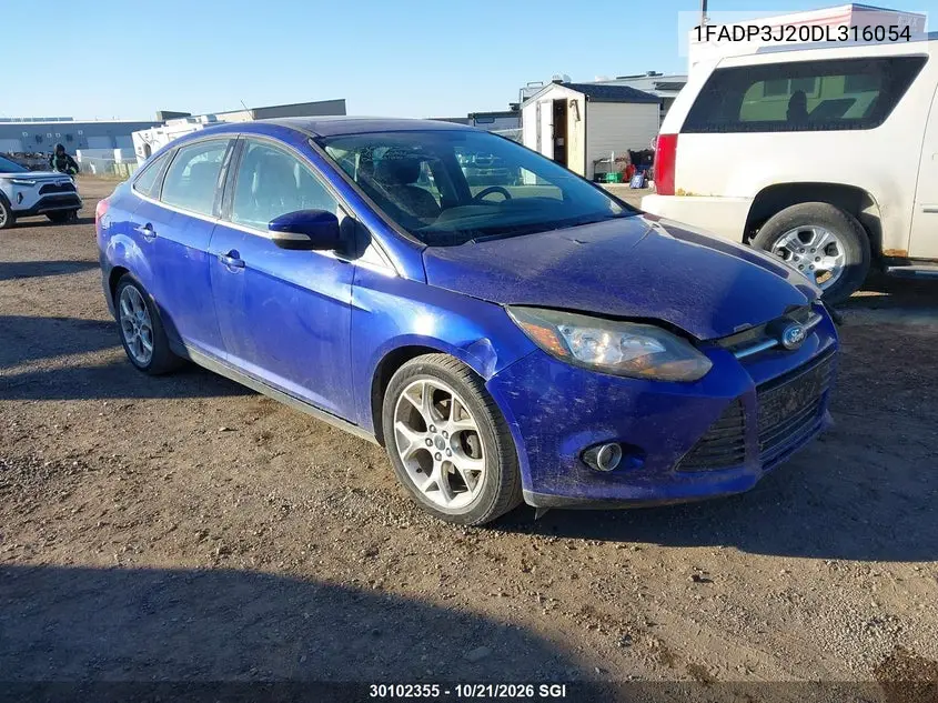 FORD FOCUS 2013, VIN 1FADP3J20DL316054