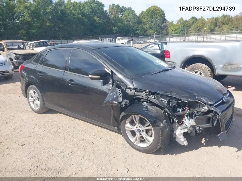 FORD FOCUS 2013, VIN 1FADP3F27DL294739