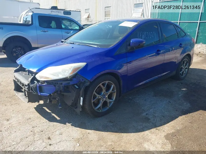 2013 FORD FOCUS VIN 1FADP3F28DL261345 — фото 2