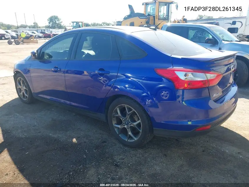2013 FORD FOCUS VIN 1FADP3F28DL261345 — фото 3