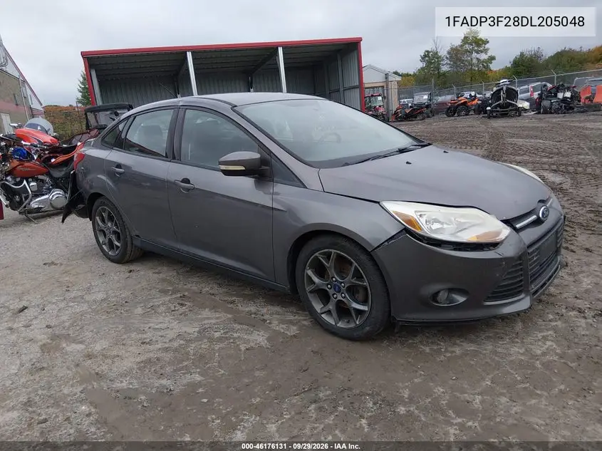 FORD FOCUS 2013, VIN 1FADP3F28DL205048