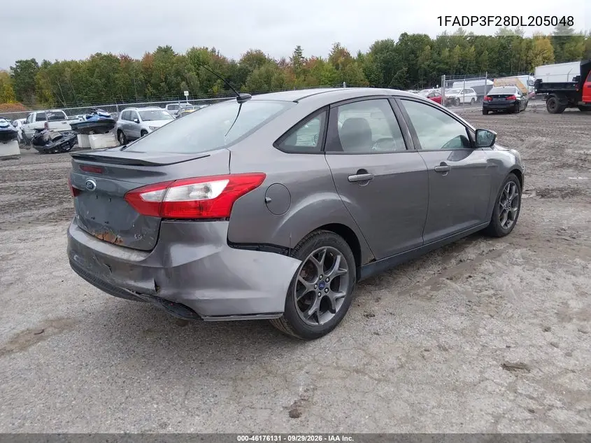 2013 FORD FOCUS VIN 1FADP3F28DL205048 — фото 4