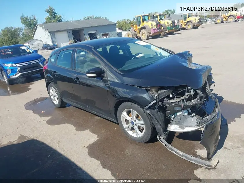 FORD FOCUS 2013, VIN 1FADP3K27DL203815