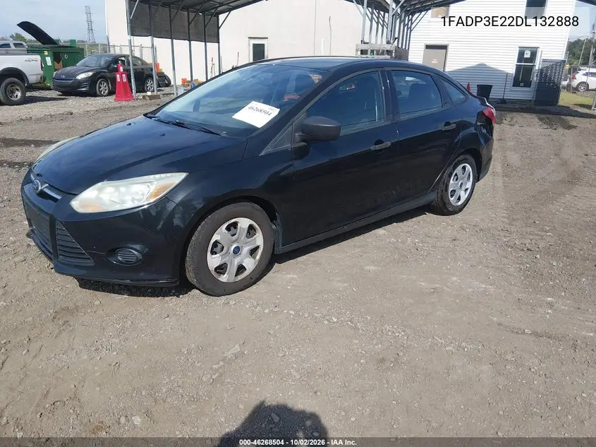 2013 FORD FOCUS VIN 1FADP3E22DL132888 — фото 3