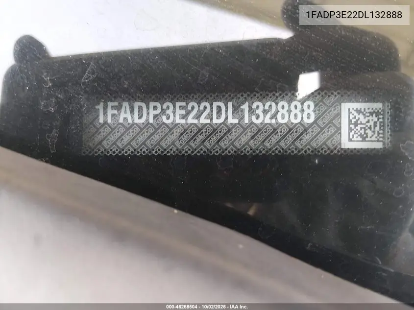 2013 FORD FOCUS VIN 1FADP3E22DL132888 — фото 10