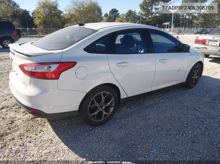 2013 FORD FOCUS VIN 1FADP3F24DL308709 — фото 4